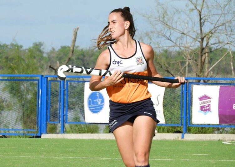 Sofía Mazón una líder, goleadora y apasionada del hockey de Regatas