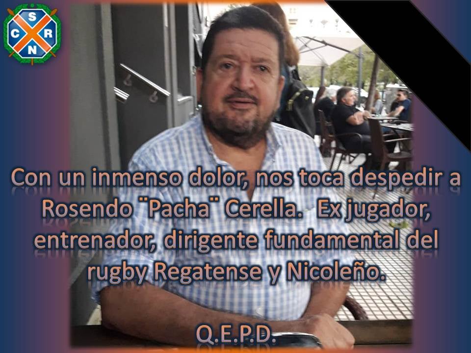 Falleció Rosendo «Pacha» Cerella