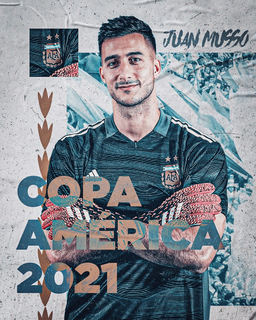 Musso: «Muy contento de poder defender otra vez la camiseta de Argentina  en una Copa América»