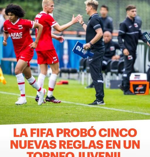 La FIFA probo 5 nuevas reglas en un torneo Juvenil
