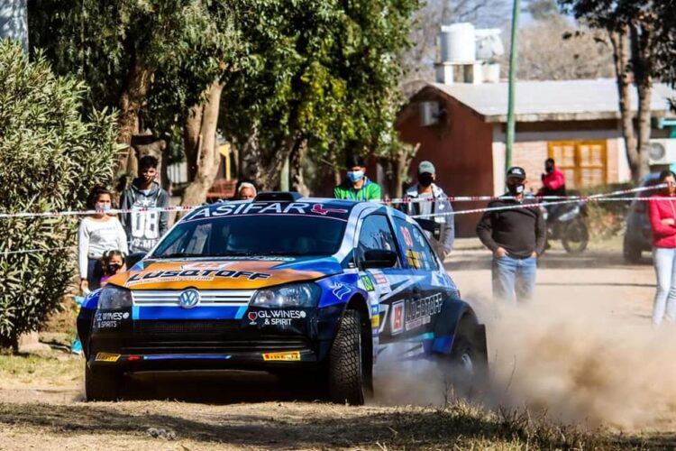 En la cuarta posición se ubico Sebastián Monserratt en el Rally Argentino