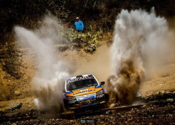 En la cuarta posición se ubico Sebastián Monserratt en el Rally Argentino