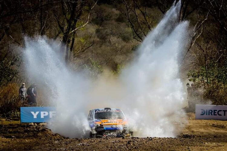 En la cuarta posición se ubico Sebastián Monserratt en el Rally Argentino