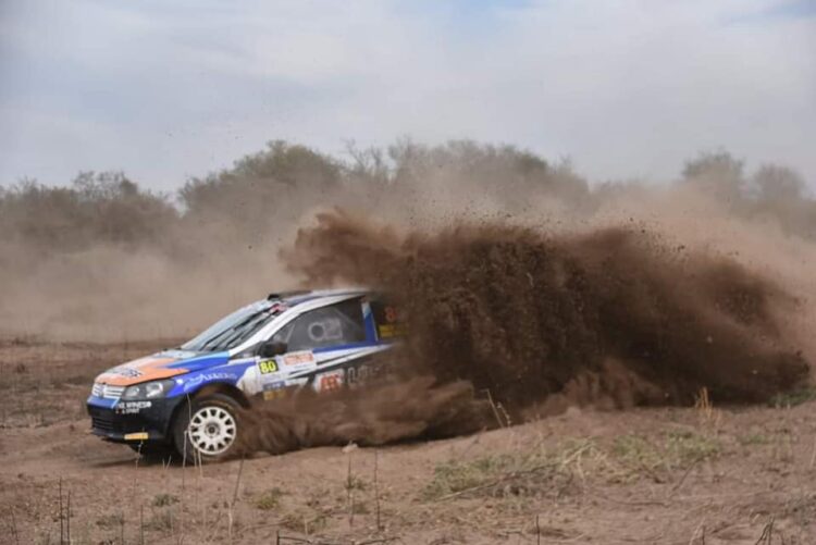 En la cuarta posición se ubico Sebastián Monserratt en el Rally Argentino