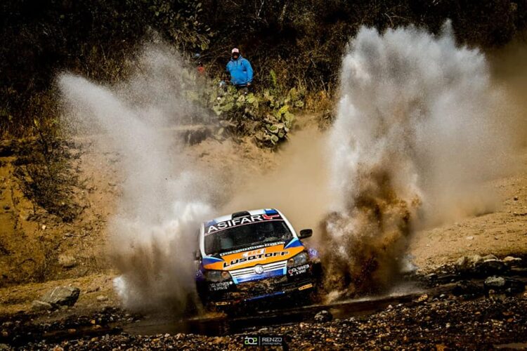 En la cuarta posición se ubico Sebastián Monserratt en el Rally Argentino