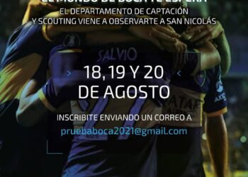 Boca prueba jugadores en el estadio de San Nicolás