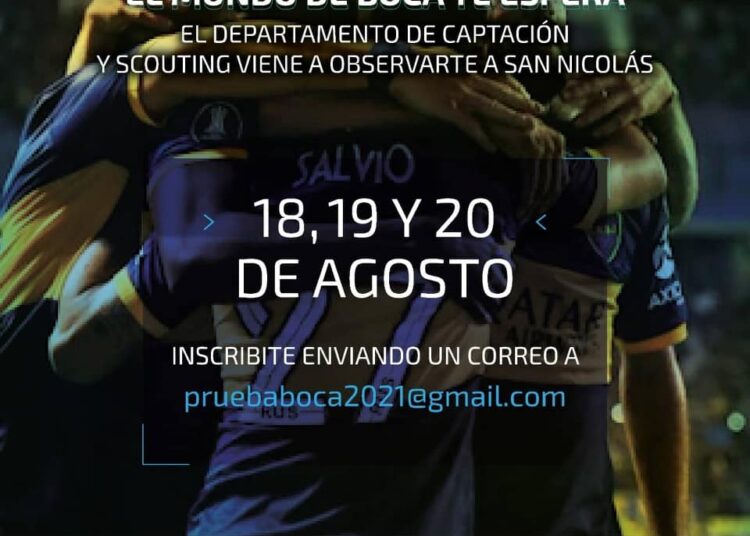 Boca prueba jugadores en el estadio de San Nicolás