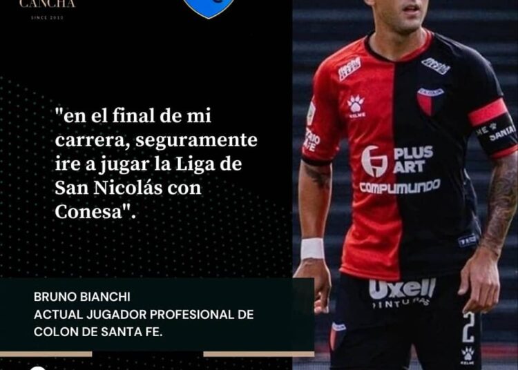 Bruno Bianchi: «En el final de mi carrera seguramente iré a jugar a Conesa»
