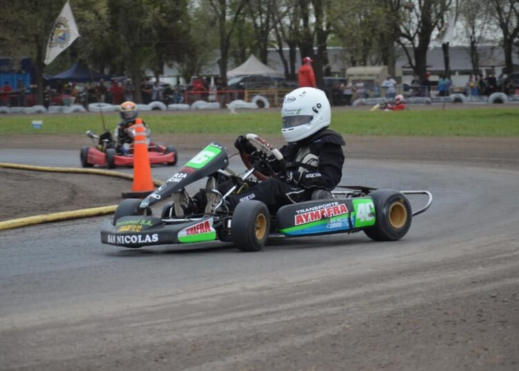 Bigand con podio Nicoleño