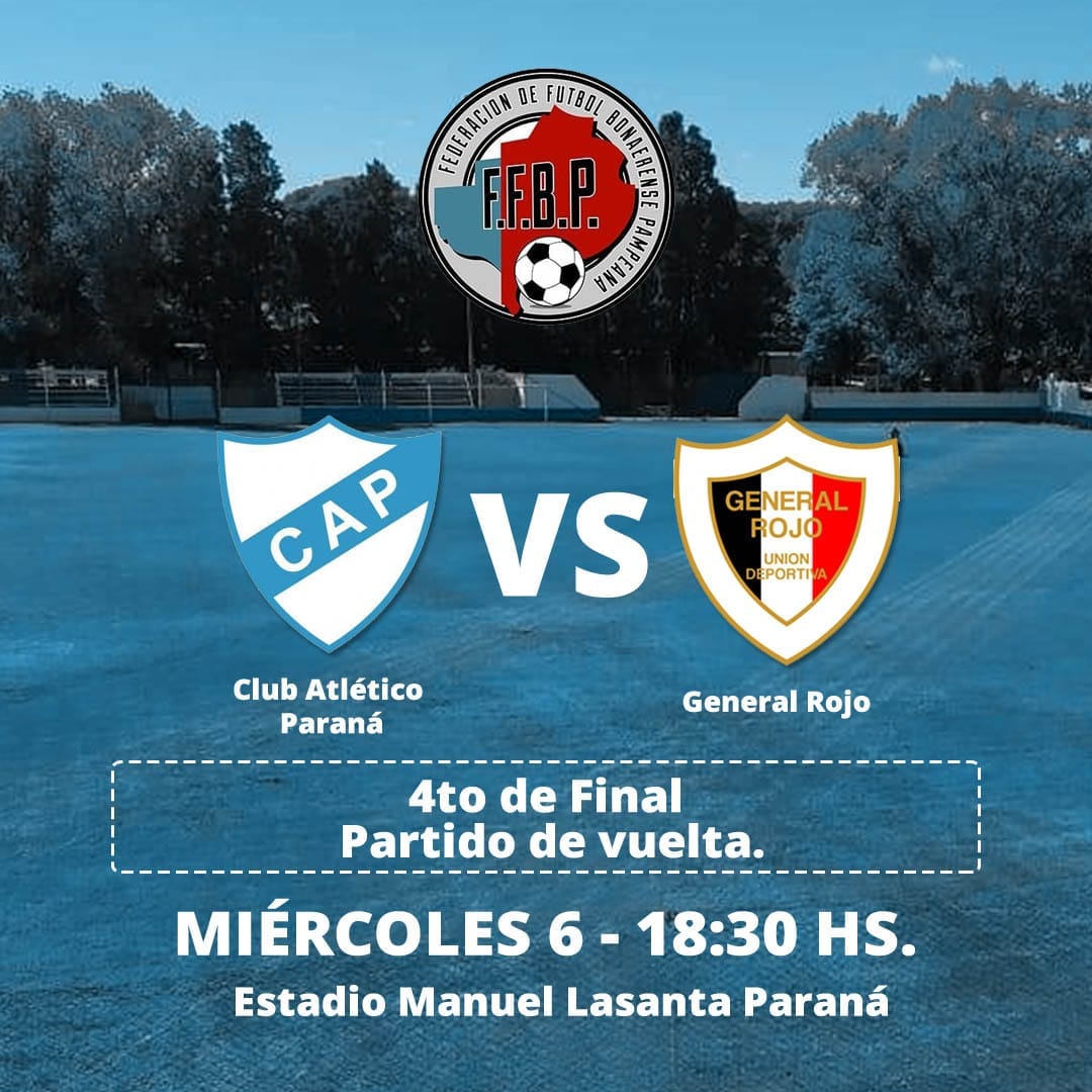 Este miércoles Paraná y Rojo definen la clasificación