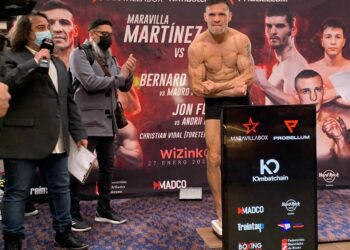 BOXEO  Maravilla Martínez dio el peso con lo justo