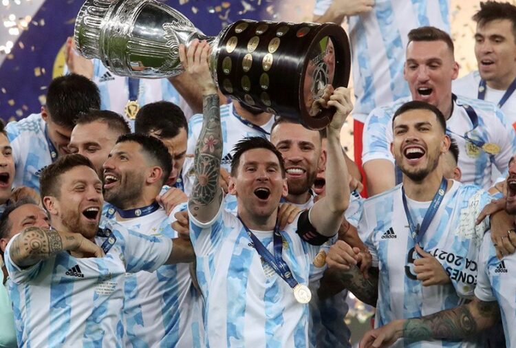 La selección argentina de fútbol está nominada como «El equipo del año