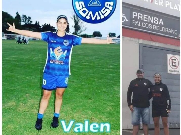 Valentina Martino sigue su carrera futbolistica en River Plate 