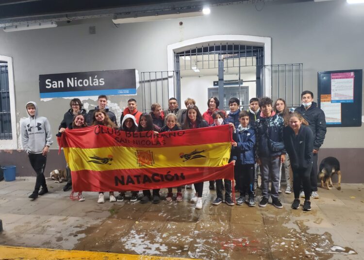 Nadadores del Club  Belgrano en la Copa Otoño Sierra Club de San Luis.