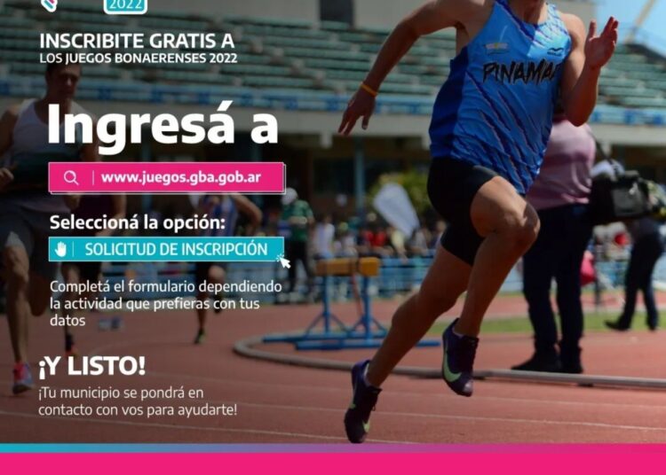 JUEGOS BONAERENSES: LA INSCRIPCIÓN SE PRORROGÓ HASTA EL PRÓXIMO VIERNES