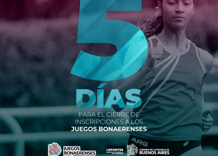 ÚLTIMOS DÍAS DE INSCRIPCIÓN PARA LOS JUEGOS BONAERENSES 2022