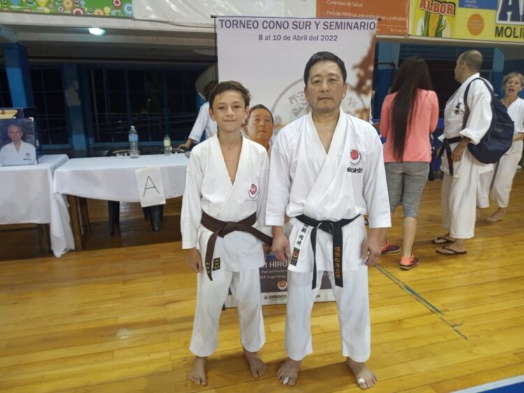 En Corrientes se presentaron Karatecas del Club Belgrano