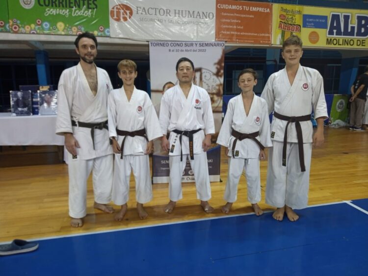 En Corrientes se presentaron Karatecas del Club Belgrano