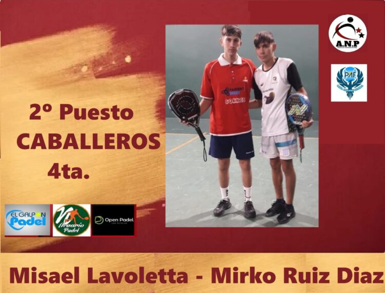 Se disputo la segunda Etapa de la Asociacion Nicoleña de Padel