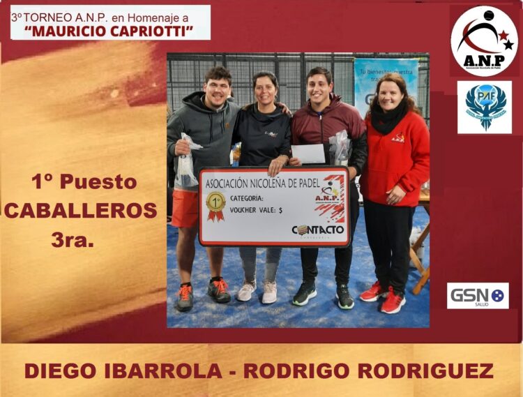 Tercer torneo ANP para todas las categorias «MAURICIO CAPRIOTTI»