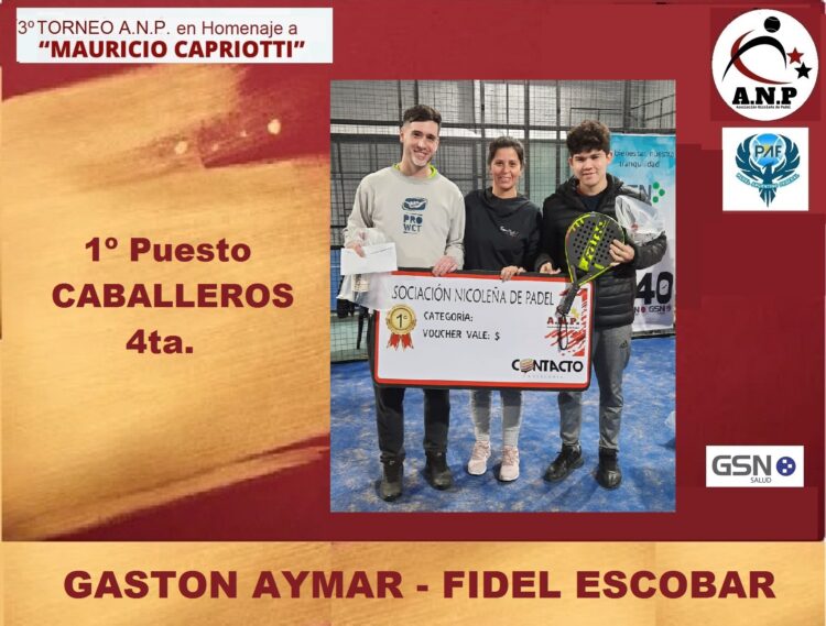 Tercer torneo ANP para todas las categorias «MAURICIO CAPRIOTTI»