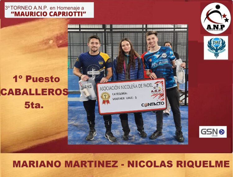 Tercer torneo ANP para todas las categorias «MAURICIO CAPRIOTTI»