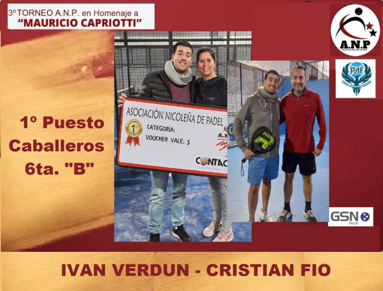 Tercer torneo ANP para todas las categorias «MAURICIO CAPRIOTTI»