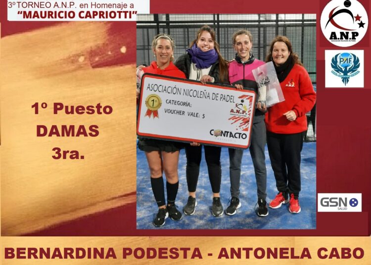 Tercer torneo ANP para todas las categorias «MAURICIO CAPRIOTTI»