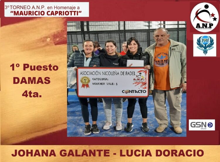Tercer torneo ANP para todas las categorias «MAURICIO CAPRIOTTI»