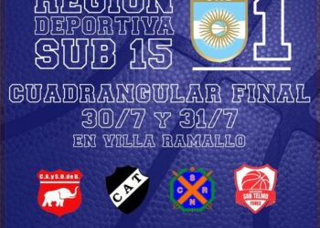 El cuadrangular final U15 se jugara en Villa Ramallo