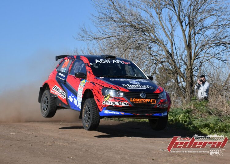 Sebastian Monserrat, salió tercero en Pergamino en su vuelta al Rally Federal