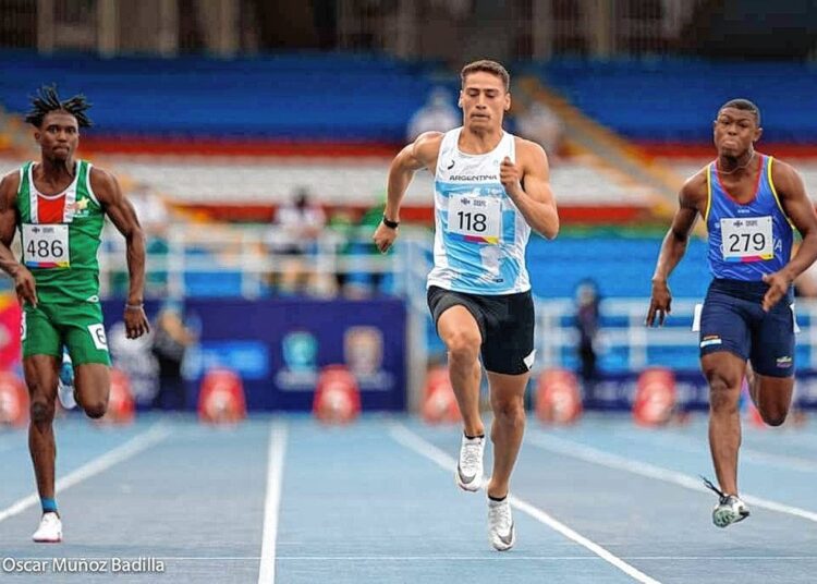 ¡Histórico! Franco Florio marcó un nuevo récord argentino en los 100 metros llanos