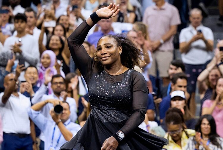 Serena Williams se adueñó de los flashes en su última función
