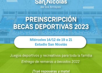 LA MUNICIPALIDAD REALIZA EL CIERRE DE AÑO DE LAS BECAS DEPORTIVAS EN EL ESTADIO SAN NICOLÁS