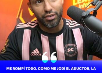 EL «KUN» SE LESIONÓ Y PUSO EN DUDA SU PRESENCIA EN LA NOCHE AMARILLA