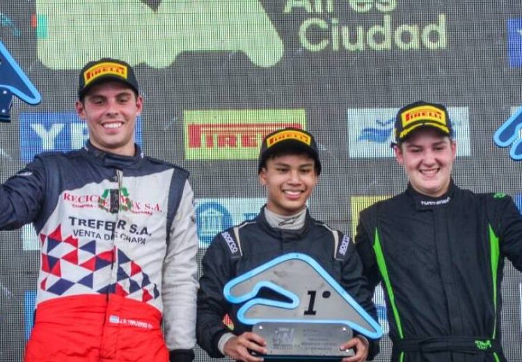 Dos podios para el nicoleño Juan Pablo Traverso en el Galvez.