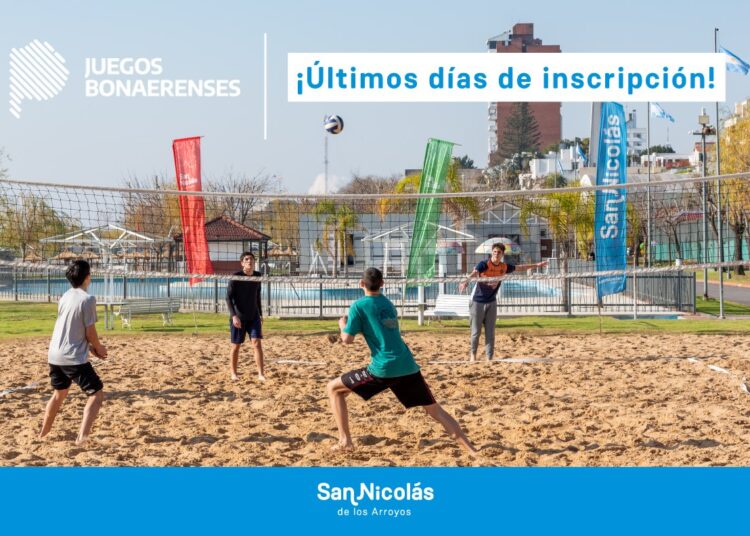 ÚLTIMOS DÍAS DE INSCRIPCIÓN A LOS JUEGOS BONAERENSES 2023