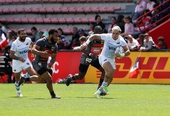Los Pumas Seven remontaron un partido increíble ante España, se clasificaron a los cuartos de final de Toulouse y quedaron a un paso de los JJ.OO. de París 2024