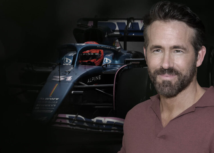 F1: el reconocido actor Ryan Reynolds que se convirtió en propietario del equipo Alpine