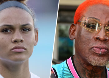 La historia de Trinity, la hija de Dennis Rodman que se convirtió en la nueva figura del fútbol estadounidense y quiere dar el golpe en el Mundial