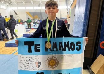 Manuel Sanchez en suelo es Oro en Bariloche