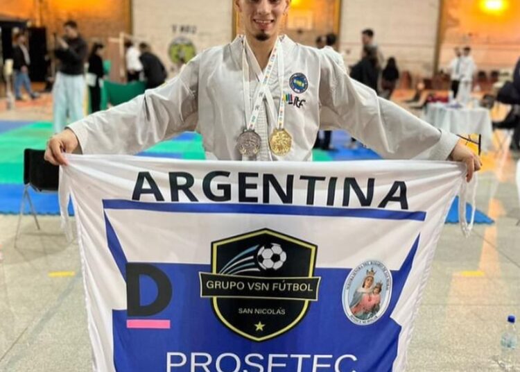 Lautaro Almeida consiguio la medalla de Oro en la Flanders Cup
