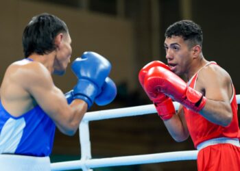 #Boxeo ¡Lucía Pérez consiguió una victoria en el debut argentino en #Santiago2023!