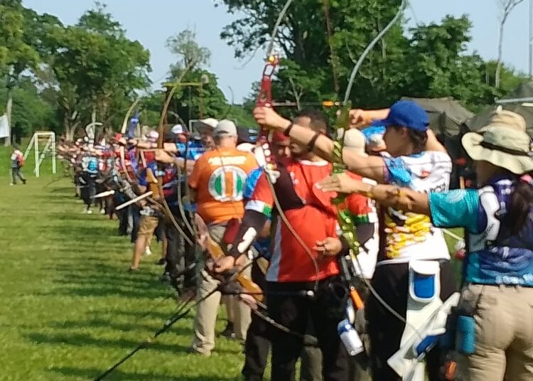 Mónica Villarreal y Fernando Valente representaron a Somisa en el Panamericano Juegos de Campo Iguazú 2023
