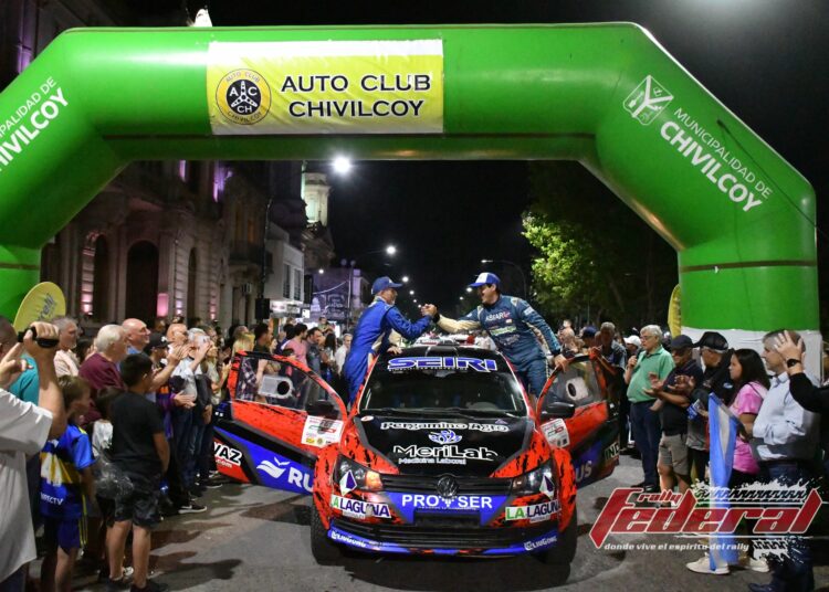 Sebastián Monserrat y Claudio Muciachio campeones de la Junior en el Rally Federal