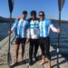 EL CANOTAJE DE VELOCIDAD DEJÓ HOY SALDO POSITIVO: DOS OROS, UNA PLATA Y UN BRONCE