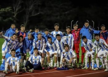 En su debut en Montaigu, Argentina venció 5-0 a Arabia Saudita