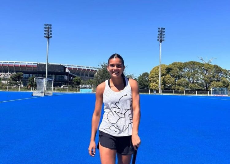 Mia Santana continua con sus entrenamientos con la seleccion Argentina