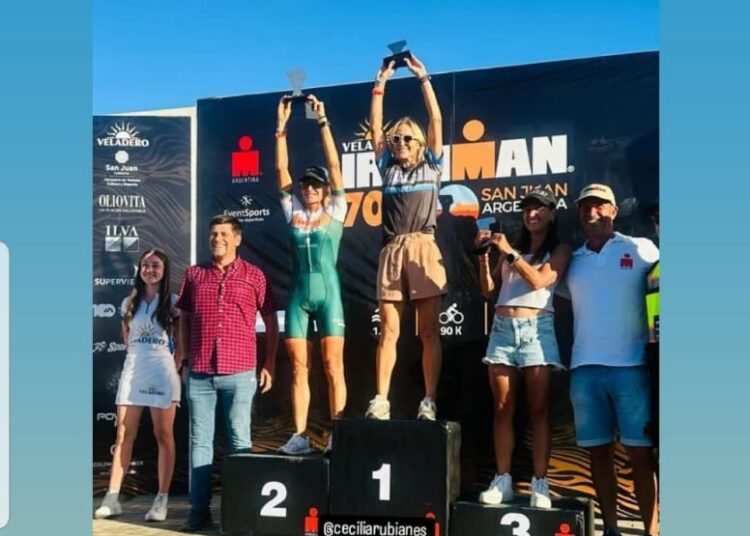 Cecilia Rubianes primera en el Iron Man 70.3 de San Juan