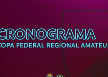 CRONOGRAMA DE LA FECHA 1 EN LA COPA FEDERAL REGIONAL AMATEUR FEMENINA